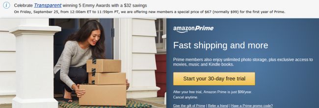 Fotografía - [Alerta Trato Próximas] Precio de Amazon Prime se reducirán a $ 67 por un solo día en la celebración de victorias del transparentes en los Emmy 67ª
